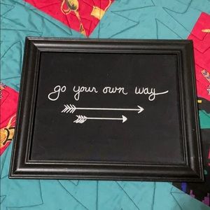 Go your own way Frame